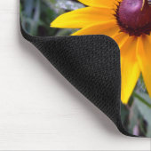 Schwarz-Mit Augen Susan Mousepad (Ecke)