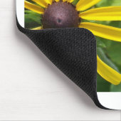 Schwarz-mit Augen Susan Mousepad (Ecke)