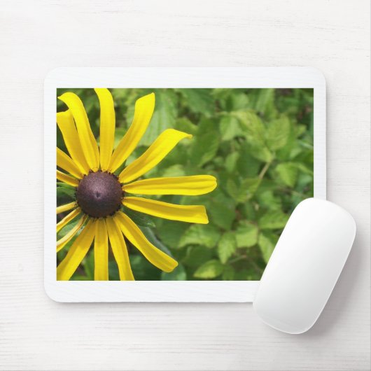 Schwarz-mit Augen Susan Mousepad (Mit Mouse)