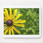 Schwarz-mit Augen Susan Mousepad (Vorne)