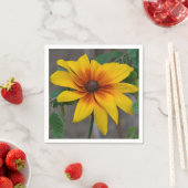 Schwarz-mit Augen Susan Napkin Serviette (Beispiel)