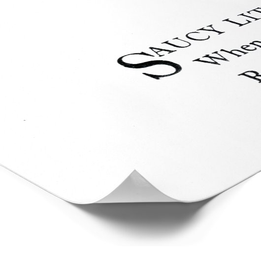 Schwarz-Mit Augen Susan Poster (Ecke)