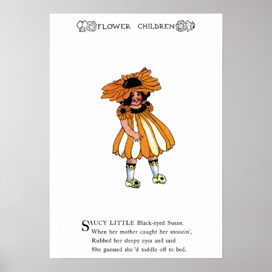 Schwarz-Mit Augen Susan Poster (Vorne)