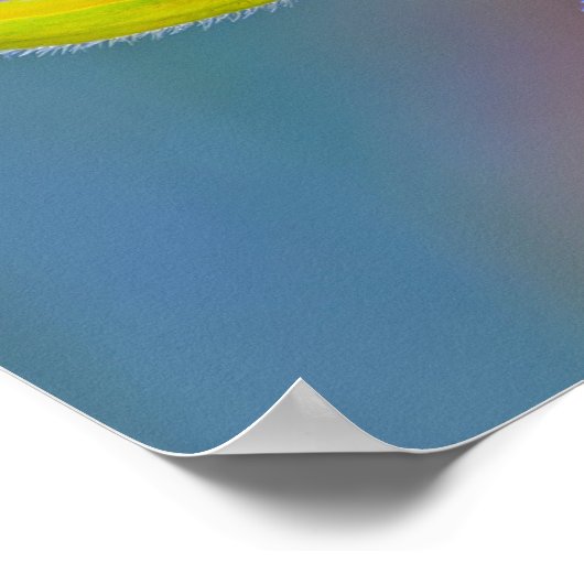 Schwarz-mit Augen Susan Poster (Ecke)