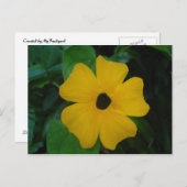 Schwarz-mit Augen Susan-Postkarte Postkarte (Vorne/Hinten)