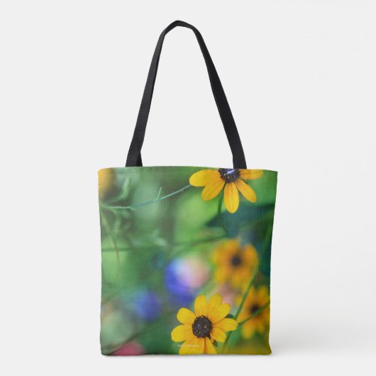 Schwarz-mit Augen Susan Tasche (Rückseite)