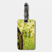 Schwarz-Mit Augen Susan- und Lastwagen-Rad-Foto Gepäckanhänger (Rückseite vertikal)