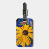 Schwarz-mit Augen-Susan-Vorderseite und -Mitte Gepäckanhänger (Vorderseite vertikal)