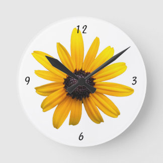 Schwarz-mit Augen Susan-Wall-Uhr Runde Wanduhr