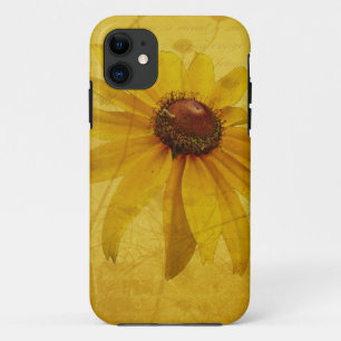Schwarz-Mit Augen Susan-Wildblume Case-Mate iPhone Hülle
