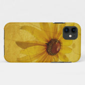 Schwarz-Mit Augen Susan-Wildblume Case-Mate iPhone Hülle (Rückseite (Horizontal))