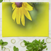 Schwarz-Mit Augen Susan-Wildblume Handtuch (Gefaltet)