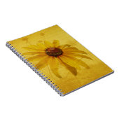 Schwarz-Mit Augen Susan Wildblume & Quotation Notizblock (Rechte Seite)