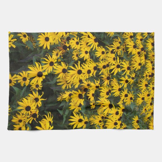 Schwarz-Mit Augen Susans Geschirrtuch (Horizontal)