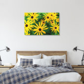 Schwarz-Mit Augen Susans Leinwanddruck (Insitu (Schlafzimmer))