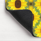 Schwarz-mit Augen Susan's.... Mousepad (Ecke)