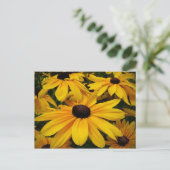 Schwarz-Mit Augen Susans Postkarte (Stehend Vorderseite)