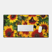 Schwarz-mit Augen Susans Schreibtischunterlage (Tastatur & Maus)