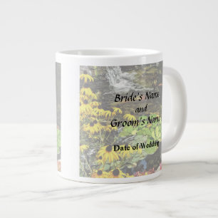 Schwarz-Mit Augen Susans von Koi Pond Hochzeitspro Jumbo-Tasse