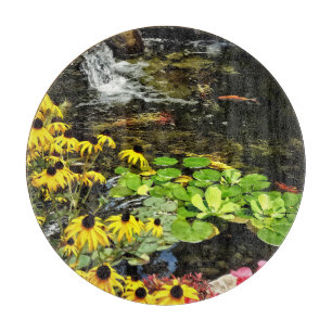 Schwarz-Mit Augen Susans von Koi Pond Schneidebrett