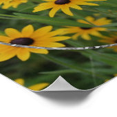 Schwarz Mit Augen Suspensionsfeldrahmen Foto hinzu Poster (Ecke)