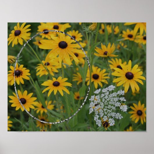 Schwarz Mit Augen Suspensionsfeldrahmen Foto hinzu Poster (Vorne)