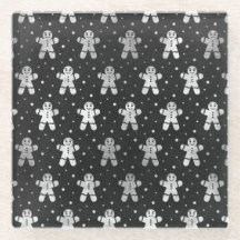 SCHWARZ MIT CHRISTMAS HOLIDAY GINGERBREAD MÄNNER