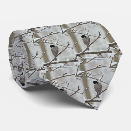 Schwarz-Mit einer Kappe bedeckte Krawatte (Gerollt)