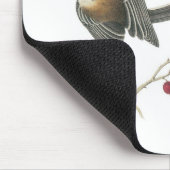 Schwarz-mit einer Kappe bedeckter Chickadee, John Mousepad (Ecke)