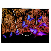 SCHWARZ MIT FLASCHE UND SCHALTFLÄCHE GROßE GESCHENKTÜTE (Rückseite)