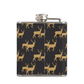 SCHWARZ MIT GOLD CHRISTMAS REINDEIN FLACHMANN (Rückseite)