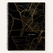 Schwarz mit Gold-Look Karte und Name