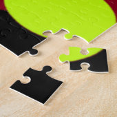 Schwarz mit großen Formen und Farben Puzzle (Seite)