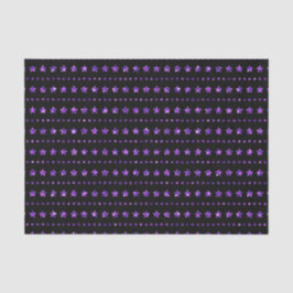 SCHWARZ MIT LILA GLITZER AUSSEHEN SEIDENPAPIER