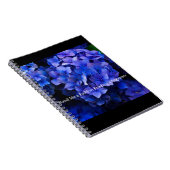 Schwarz mit lila Hydrangea & Pass MASI - ein Fanmo Notizblock (Rechte Seite)