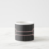 Schwarz mit rosa Pinstripes Spezielle Tasse (Vorderseite)
