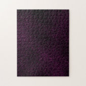 Schwarz mit rosa Spritzer Puzzle (Vertikal)