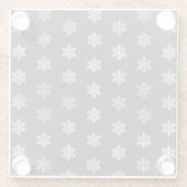 SCHWARZ MIT SILBERURLAUB GLASUNTERSETZER (Rückseite)