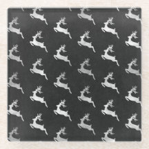 SCHWARZ MIT SILVER CHRISTMAS FERIENREINDET