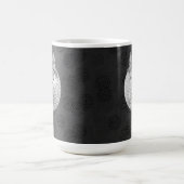 SCHWARZ MIT SILVER CHRISTMAS ORNAMENT KAFFEETASSE (Mittel)
