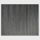 SCHWARZ MIT SUBTILWEISSEN STREIFEN GESCHENKPAPIER (Flach)