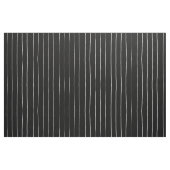 Schwarz mit weißen Linien Stoff (Fat Quarter (45,7 x 55,9 cm))