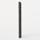 schwarz mit weißen Polka-Punkten Case-Mate iPhone Hülle (Hinten/Links)