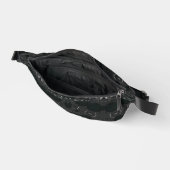 Schwarz mit weißen Punkten Bauchtasche (Offen)