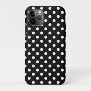Schwarz mit weißen Punkten Case-Mate iPhone Hülle
