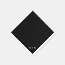 Schwarz mit weißer Hochzeitsdetails