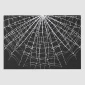 Schwarz mit White Spider Webs und niedliches Moder Seidenpapier (Vorderseite)
