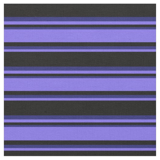 Schwarz, Mittelblau und Mitternachtsblau farbig Stoff (Nahaufnahme)