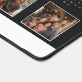 Schwarz Modern Einzigartiges FotoCollage 2024 Kale Schreibtischunterlage (Ecke)