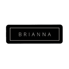 Schwarz-Modern-Minimal-White-Business-Label